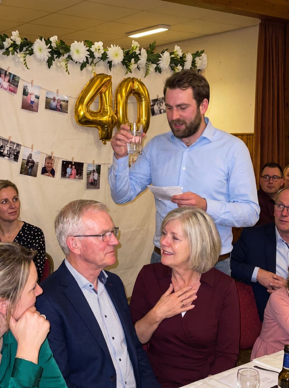 De speech van de zoon