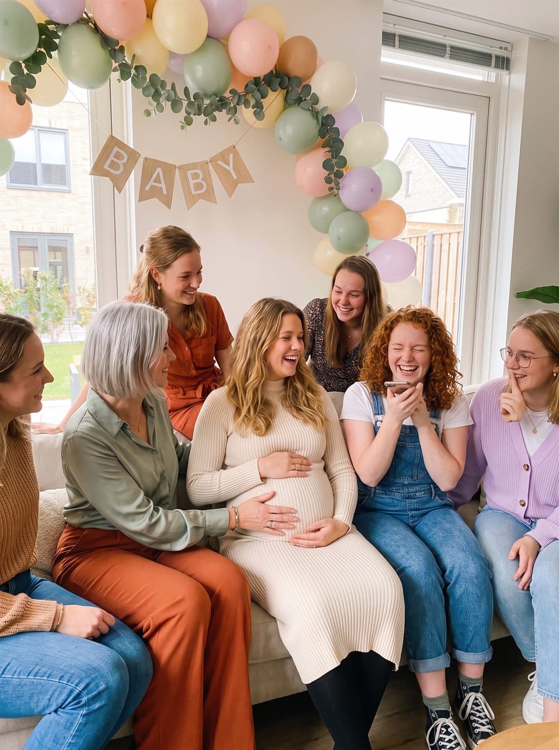 Een wens voor de baby inspreken