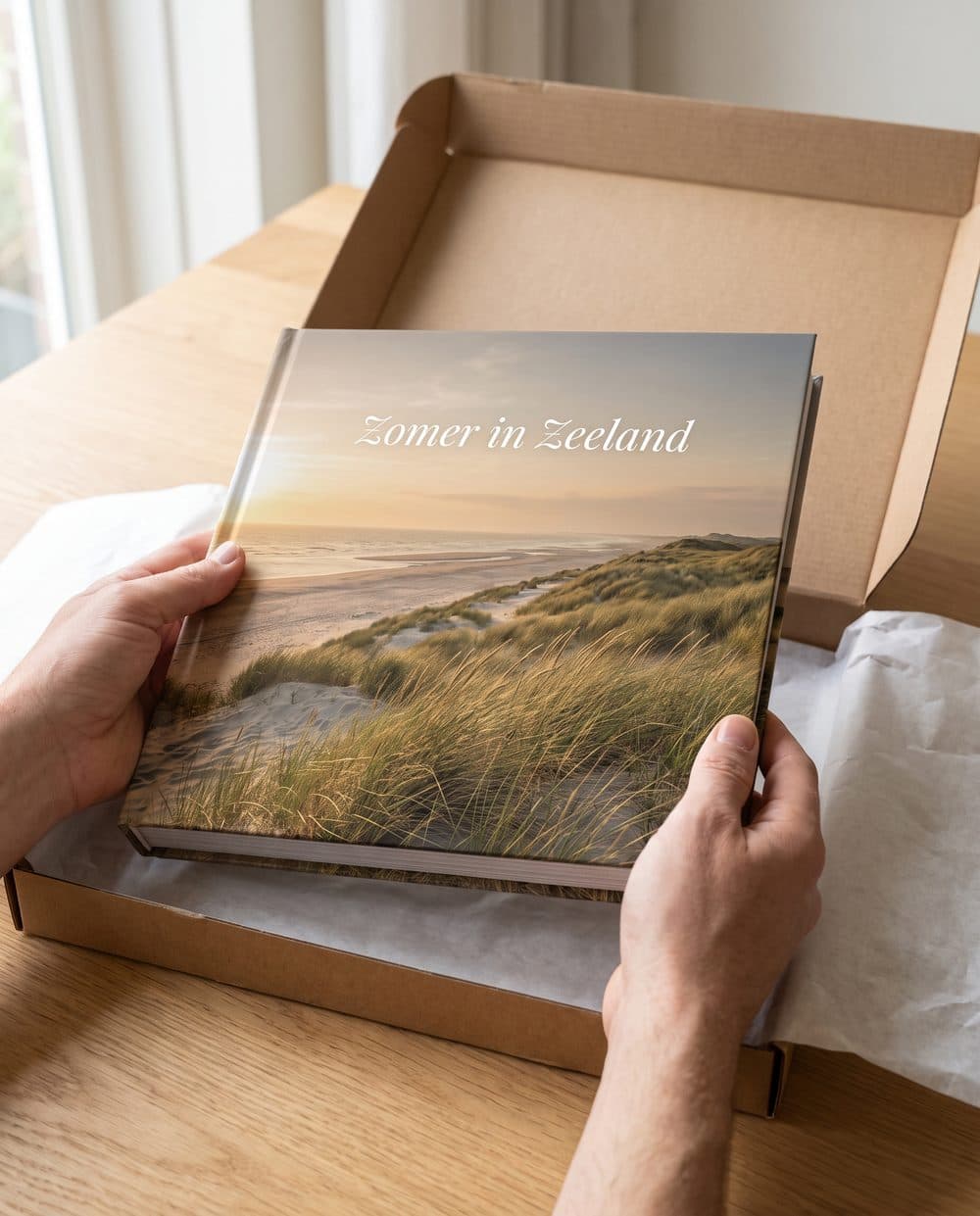Het fotoboek Zomer in Zeeland wordt uit de doos gehaald